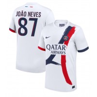 Muški Nogometni Dres Paris Saint-Germain Joao Neves #87 Gostujuci 2024-25 Kratak Rukav